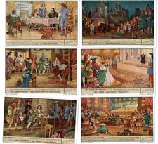 LIEBIG  S 1499  F 1498,  C/SET  'THE LIFE OF MOLIERE ' V/G  .DUTCH or FRENCH