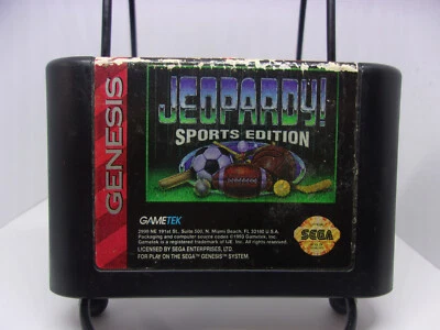 Jeopardy Sports Edition (Sega Genesis, 1994) Cartridge Only! - Image 1 of 3