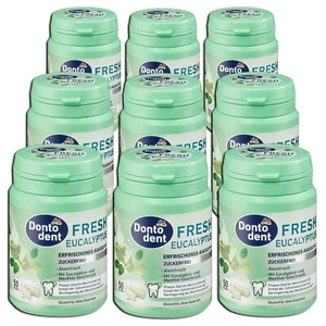 9er Pack: Kaugummi, Fresh Eucalyptus, 9x 50 St - Bild 1 von 3