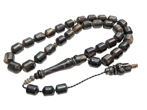 33 Buffalo Horn Prayer Beads Bufalo Boynuzu Tasbih Tesbih Misbaha 945 - Picture 1 of 15