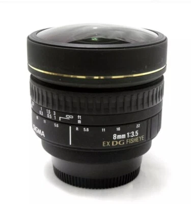 SIGMA EX 8mm F/3.5 DG HSM CIRCULAR FISHEYE LENS FOR NIKON DSLRs - Image 1 of 4