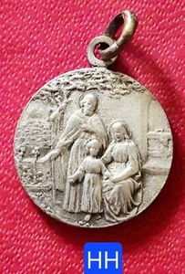 Dépt 53 - Entrammes - Belle Médaille Argenté 15 mm - Saint Joseph Des Champs - Imagen 1 de 2