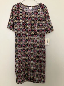 LulaRoe dress Julia XL NWT geometric - Picture 1 of 6