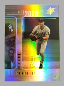 Tarjeta de béisbol 2000 Upper Deck SPX DEREK JETER MLB #88 New York Yankees H.O.F MT! - Imagen 1 de 8