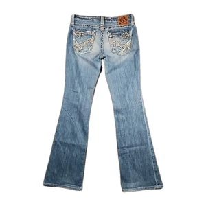 Big Star Jeans Damen 28L (31x33) Casey Low Rise Fit Bootcut Y2K Denim Stickerei - Bild 1 von 10