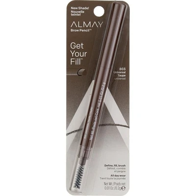 3 Pack Almay Get Your Fill Brow Pencil, Universal Taupe 803, 0.01 oz - Image 1 of 2
