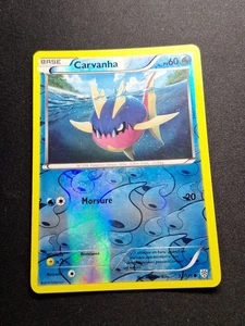 Carvanha 32/135 Reverse NB Tempête Plasma Carte Pokémon FR - Picture 1 of 9
