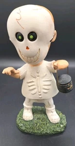 Vntg RARE Pottery Barn Skeleton Trick Or Treater Bobblehead & Body Bobble 7.5” - Picture 1 of 5