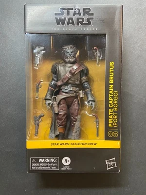 Star Wars The Black Series PIRATE CAPTAIN BRUTUS PORT BORGO 06 Skeleton Crew NUEVO Foto 1 de 4