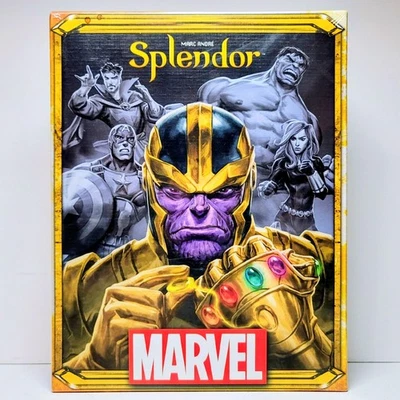 Asmodee Marvel Splendor Board Game (Marc Andre) Infinity Stones Gauntlet SEALED - Image 1 of 4