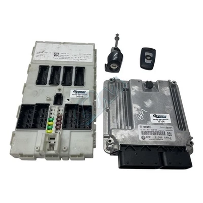 BMW 3 Series F30 F31 330d N57N xDrive Engine ECU Lockset DDE  8586540 - Image 1 of 4