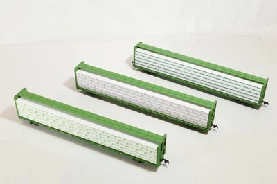 Walthers 932-34105 HO Scale FlatCar Burlington Northern 72 Center Beam (3 Pack) - Image 1 of 4