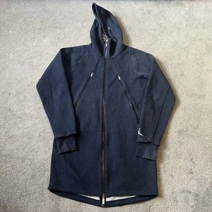 Michael Jordan Nike Air Jumpman Mens Medium M Gray Athletic Parka Hood Zip RARE - Picture 1 of 22