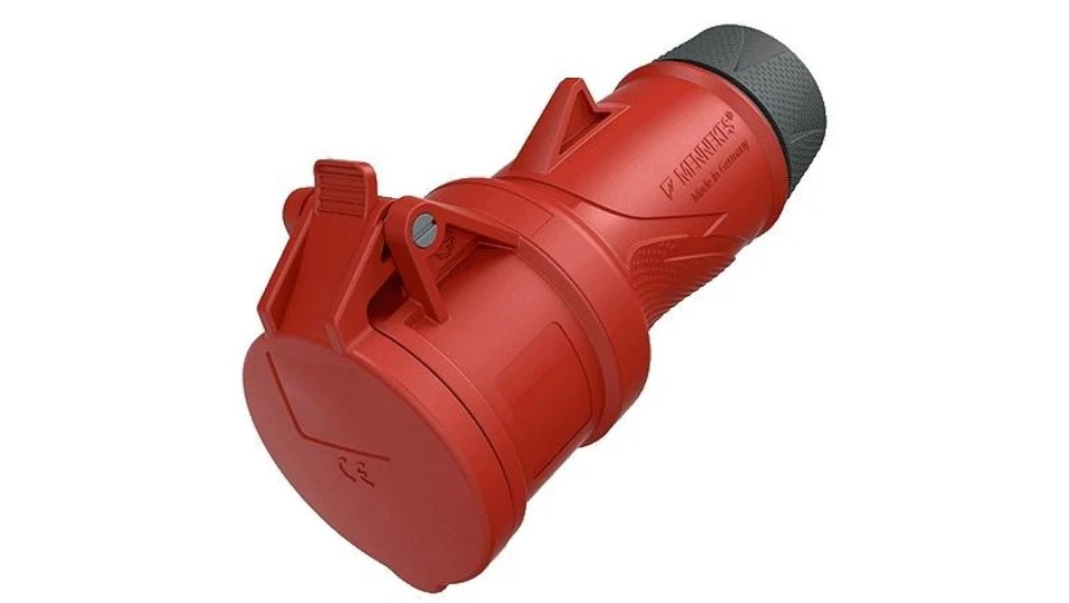 Gniazdo siłowe z klapką 5p 32A 400V przenośne IP54 MENNEKES na kabel - Image 1 of 1