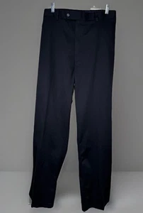 Roundtree & Yorke Travel Smart Big Man Hose 46 x 31 klassisch vorne flach schwarz neu mit Etikett - Bild 1 von 10