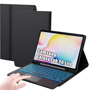 Étui pour Samsung Galaxy Tab S6 Lite 10,4 2024/2022/2020 avec clavier QWERTZ - Afbeelding 1 van 24