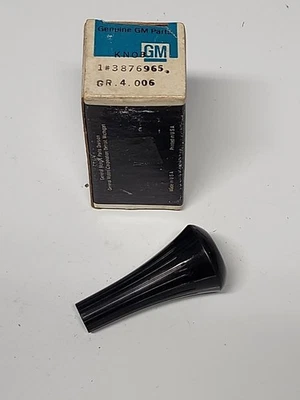 Chevrolet Chevelle Chevy II 1966 67 Concours nos perilla de cambio de 3 velocidades 3876965 GM Foto 1 de 4