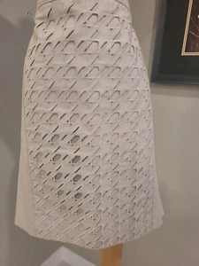 PER SE Carlisle Beige Embellishrd Pencil Skirt 14 - Picture 1 of 7