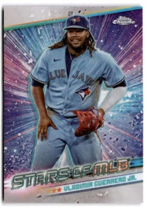 2024 Topps Stars of MLB Chrome #CSMLB-19 VLADIMIR GUERRERO JR Blue Jays - Picture 1 of 2