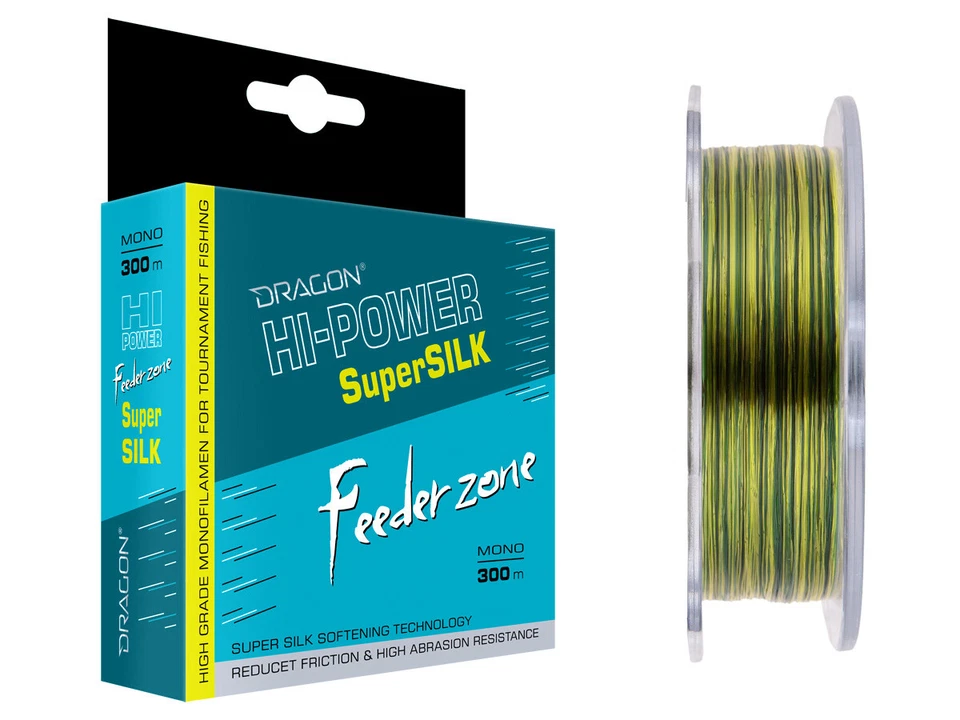 Dragon Hi-Power SuperSILK Feeder Zone 300m Monofilo NUOVO  - Immagine 1 di 1