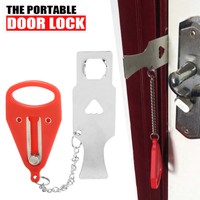 Portable Doors Lock Hardware Safety Security Part for Home Travel Hotel