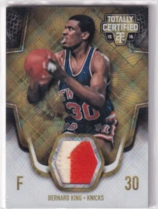 2015-16 Panini Totally Certified NBA TCM-BK Bernard King Game-Worn Patch 3/10 - Bild 1 von 2