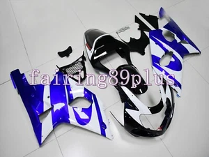 Black Blue White ABS Injection Fairing Kit Fit for 2000-2002 GSXR1000 - Bild 1 von 6