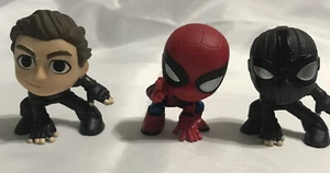 Funko Mystery Minis Spiderman. Rare Unmasked Peter Parker. Lot of 3. - Picture 1 of 7