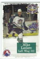 1998-99 Cincinnati Mighty Ducks (AHL) Mike Leclerc