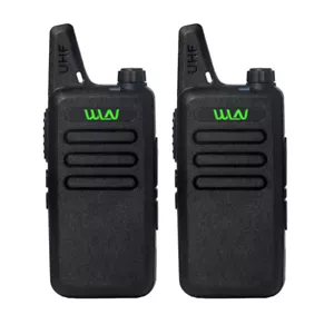 Estación de radio portátil de dos vías 2 piezas WLN KD-C1 mini walkie talkie UHF - Imagen 1 de 1