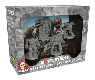 CATALYST (CAT) BattleTech: Gray Death Legion Heavy Battle Lance (EN) [Erweiterung]