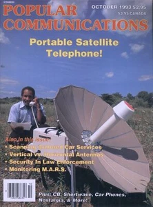 Popular Communications Magazine October 1993 Portable Satellite Telephone! - Picture 1 of 2