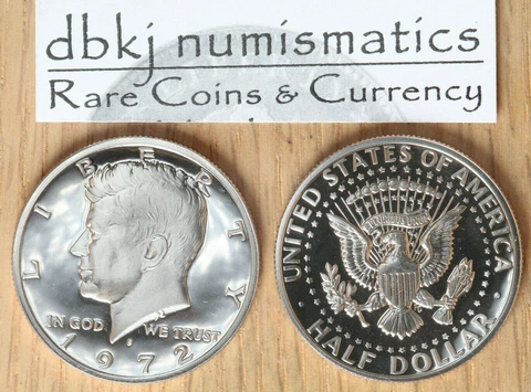 1972 S Proof Kennedy Half Dollar 50¢ - Choice to Gem Cover