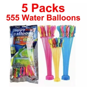5 Packs of 111 Instant Self Sealing water balloons for outdoor fun Water Games - Picture 1 of 6