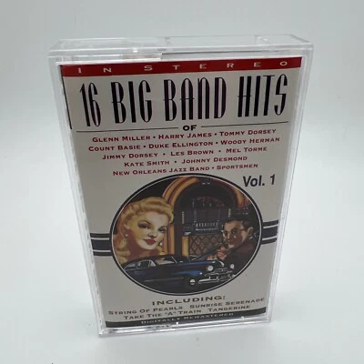 16 Big Band Hits Volume 1 Cassette Tape  1987 CS2 - Image 1 of 4