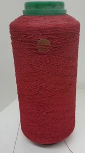 Hilo de lana tejer y ganchillo|Bouclè Kone hilo efecto rojo 1 kg lana de tejer|bp41 - Imagen 1 de 3