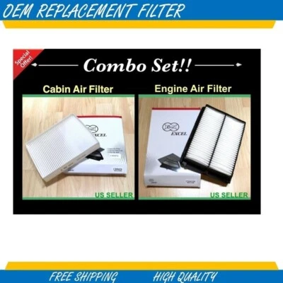 JUEGO COMBO Motor y Filtro de Aire de Cabina Para Hyundai Sonata 2.4L 15-19 Solo Motor Foto 1 de 4