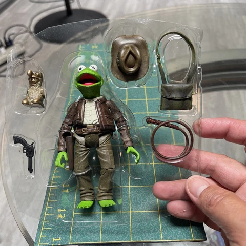 MUPPETS PALISADES 2004 SDCC EXCLUSIVE ADVENTURE KERMIT Indiana Jones 5” Figure Cover