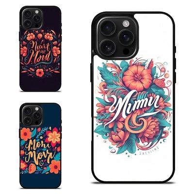 Para iPhone SE4 16E 12 13 14 15 16 Pro Max Cubierta Antiarañazos Mejor Mamá Día de la Madre Foto 1 de 4