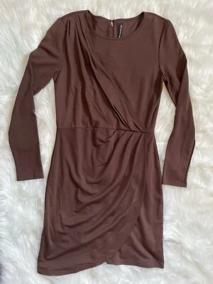 Vestido W11 8 By Walter Baker envolvente sintético para mujer mediano marrón carrera negocios vestido Foto 1 de 4