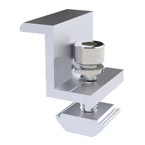 Solar End Clamp Adjustable Solar Panel Bracket Clamp Wide PV Support Cover - Picture 1 of 31