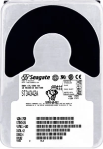 Hard Drive Seagate Medalist ST34342A 4.3GB 5400U/Min Ata Ide 128KB 3.5 " Inch - Picture 1 of 3