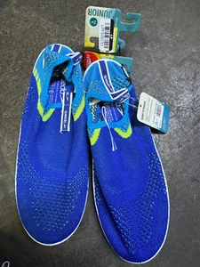 Speedo Junior Surf Strider Water Shoes Socks Parrish Blue Large 4-5 NEW W/ Tags - Picture 1 of 1