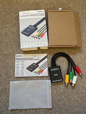 Wireless Controllers Adapter For Nintendo GameCube Supports 4 Bluetooth RARE - Image 1 of 4