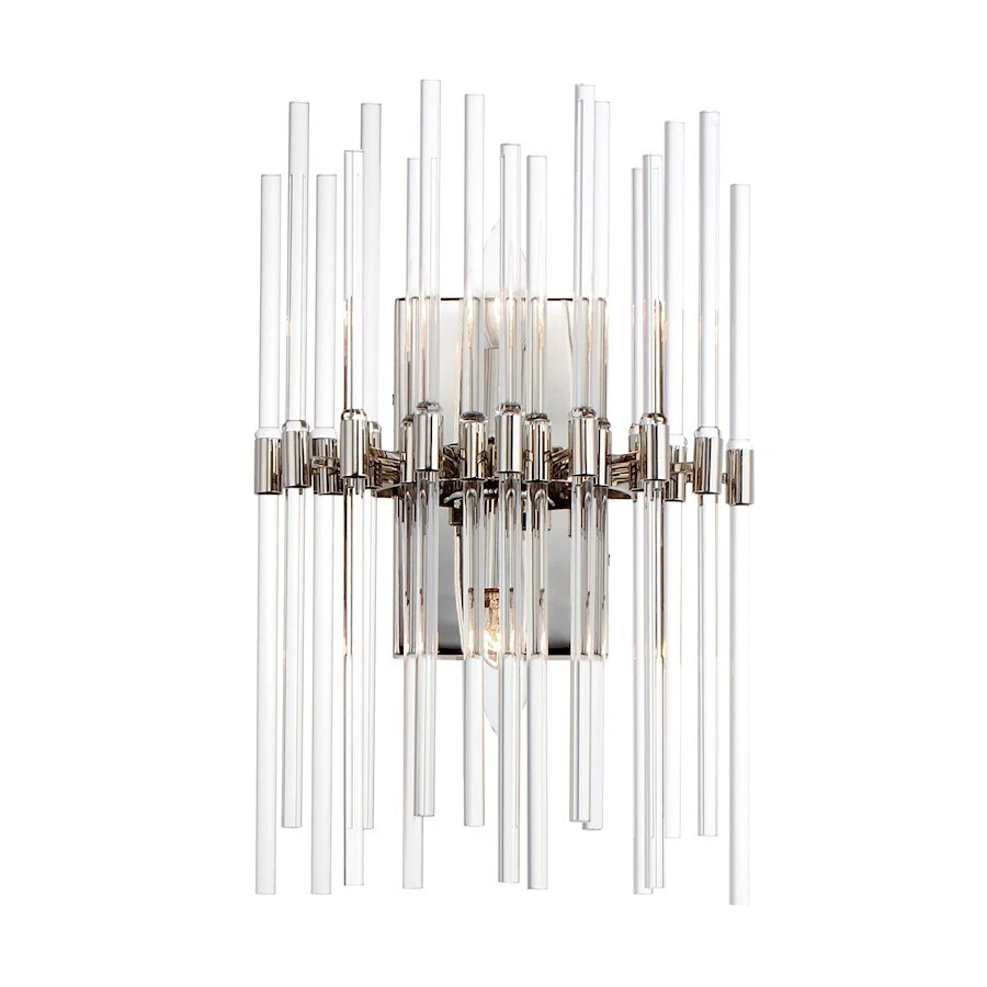Aplique de pared Maxim Lighting Divine de 2 luces, níquel pulido/claro - 38409CLPN Foto 1 de 1