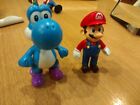 Super Mario Brothers Mario And Blue Yoshi Toy Figurines 2007 Official Nintendo