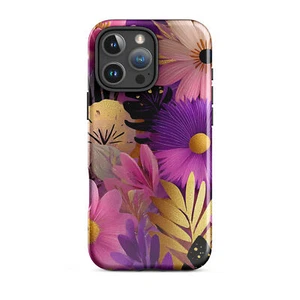 Fashionista Floral Glossy Tough Case for iPhone® - Picture 1 of 24