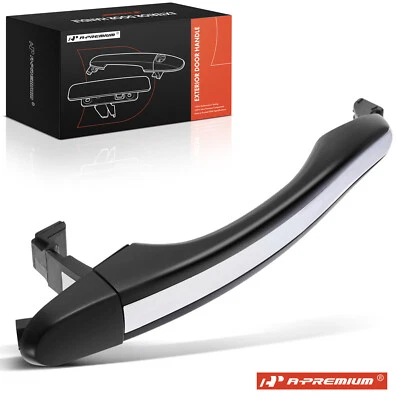 Black & Chrome Exterior Door Handle Front Passenger for Hyundai Azera 2006-2011 - Изображение 1 из 4