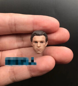 1/12 Spider-Man Tom Holland Male Head Sculpt For SHF 6" Action Figure