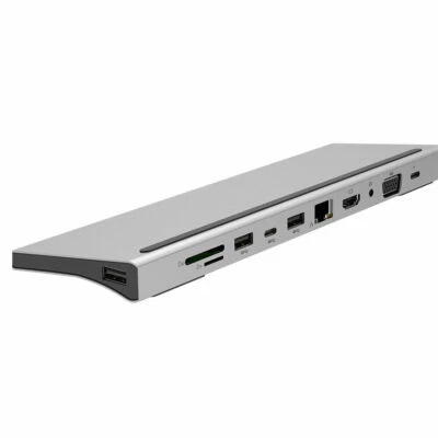 Docking Station 11 in 1 HDMI USB 3.0 C Hub 3.5MM VGA for Macbook HP DELL PD SD - Image 1 of 4